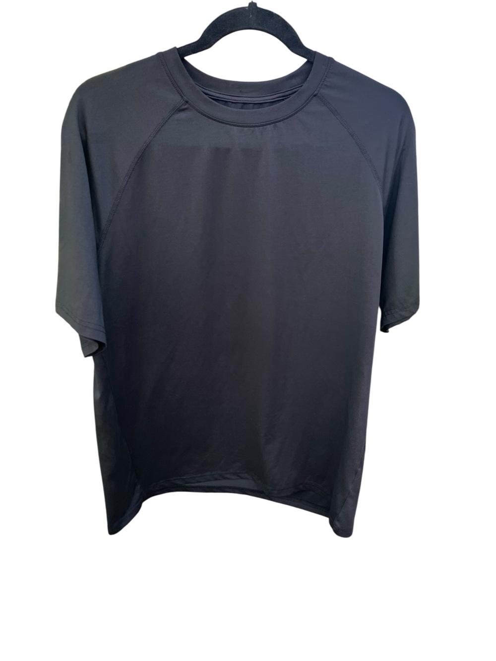 Glacier Men’s Performance Black Athletic Tee L Stretch Activewear